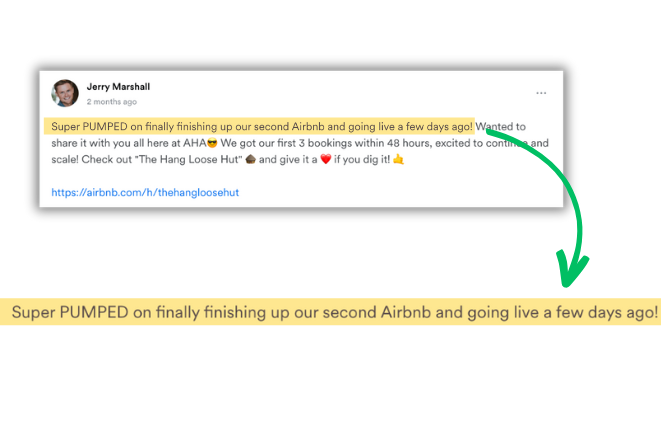 Member testimonial